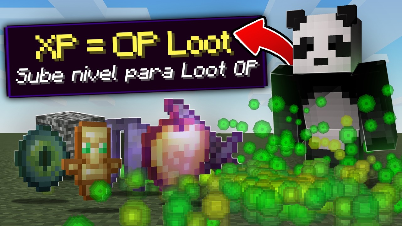 MINECRAFT pero la EXPERIENCIA es OP