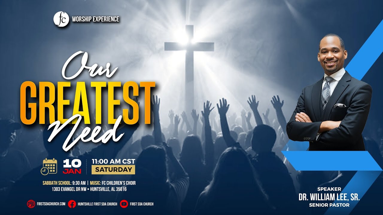 Divine Worship 1/10/2026 - "Our Greatest Need" -Pr. Dr. William Lee, Sr.