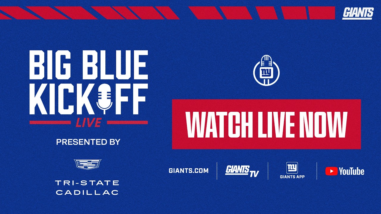 🔴 LIVE: Big Blue Kickoff Live 3/18 | New York Giants