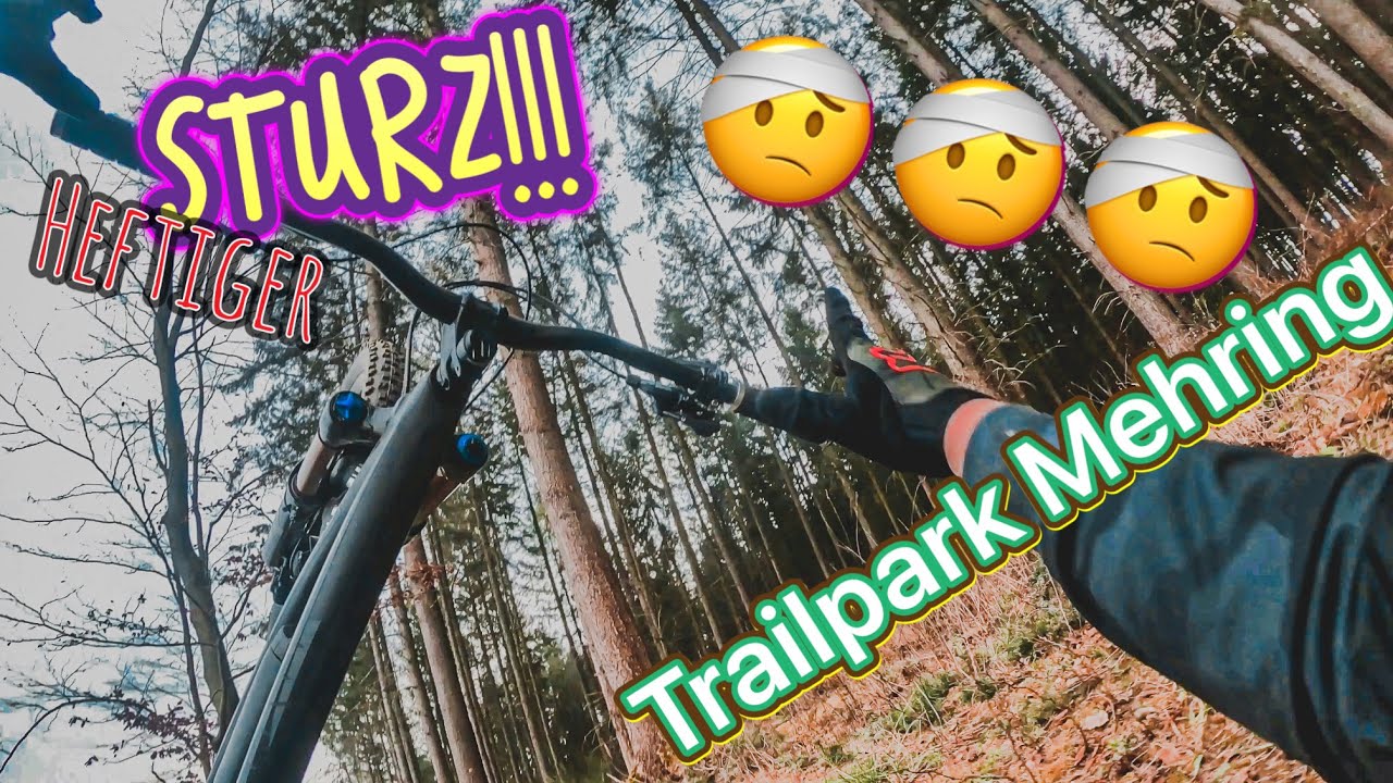 Mein schlimmster Crash 🤕 Trailpark Mehring mit DIRTMASTERS Pro I Roadgap bei Sturm jumpen💨