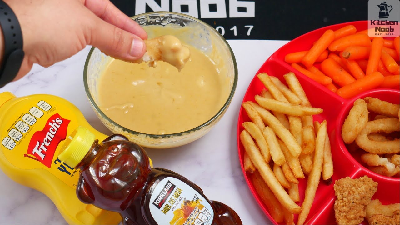 Como hacer mostaza dulce casera | Honey mustard dip