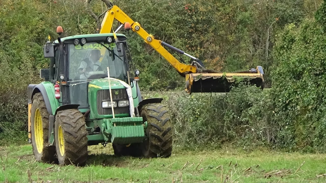 Hedge Cutting with John Deere & Bomford
