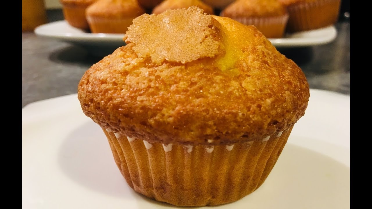 من اليوم ما تشريه من المحلات مادلين اسباني هشيش مشقق ومقبب | Spanische Vanillemuffins Cupcake