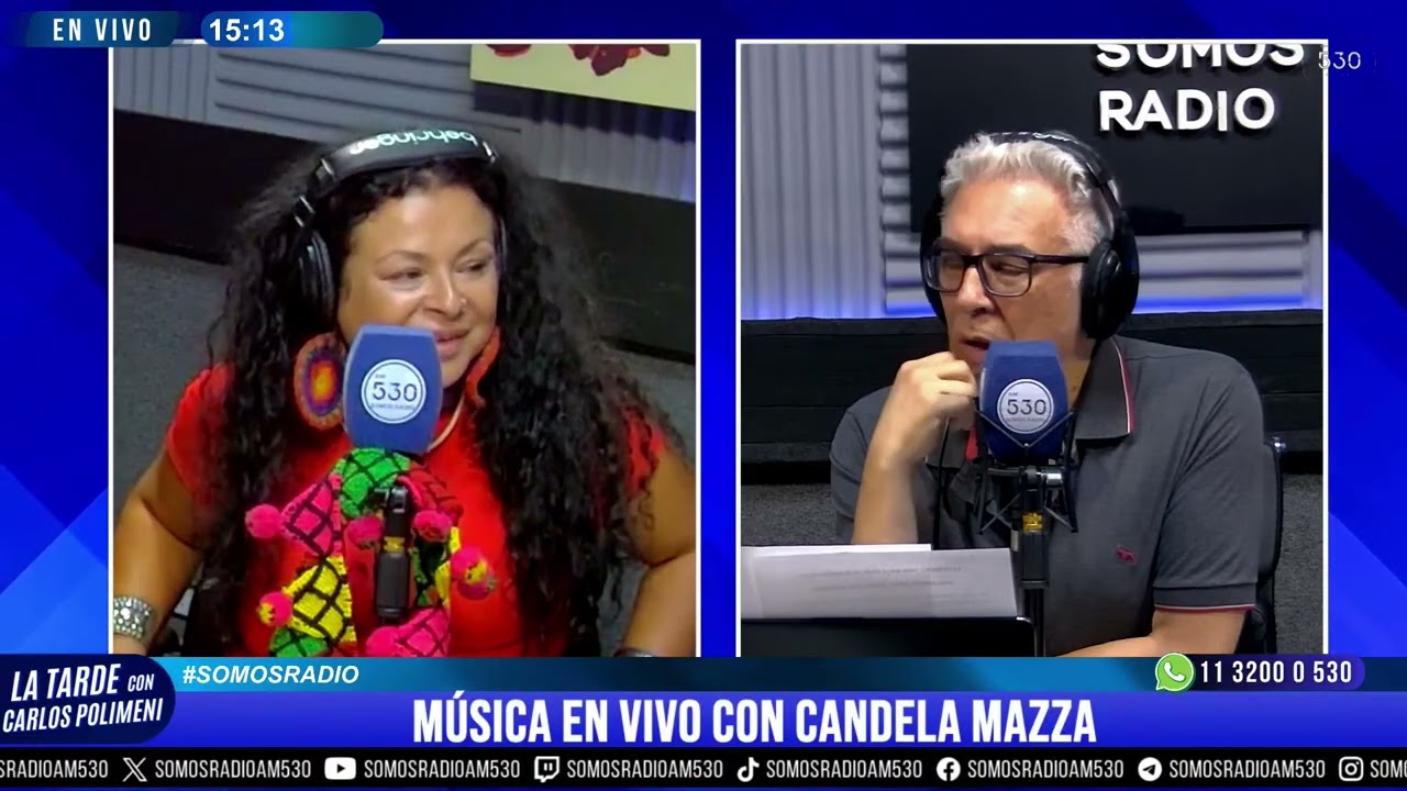 CANDELA MAZZA en LA TARDE CON CARLOS POLIMENI - AM 530