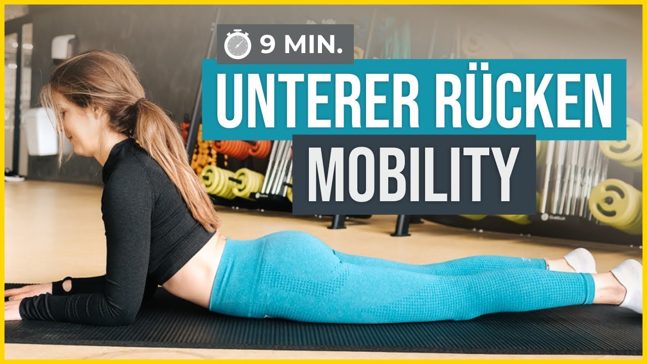 Nie wieder Schmerzen im unteren Rücken | 9 Min. Mobility Workout zum mitmachen | Home Workout