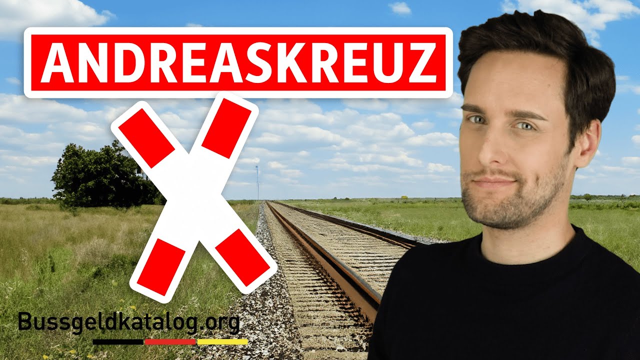 Verkehrszeichen 201 &ldquo;Andreaskreuz&rdquo; 🚄​✖️​ Welche Regeln gelten hier?