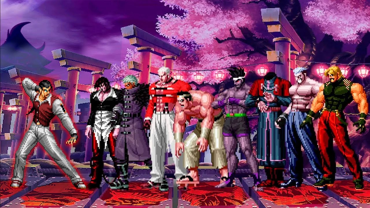 [KOF Mugen] Robert Keyser vs Super KOF Bosses Team