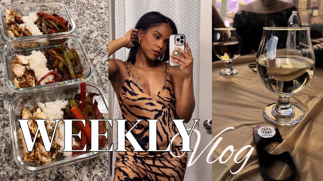 weekly vlog | thrifting, meal prepping, date night, birthday party