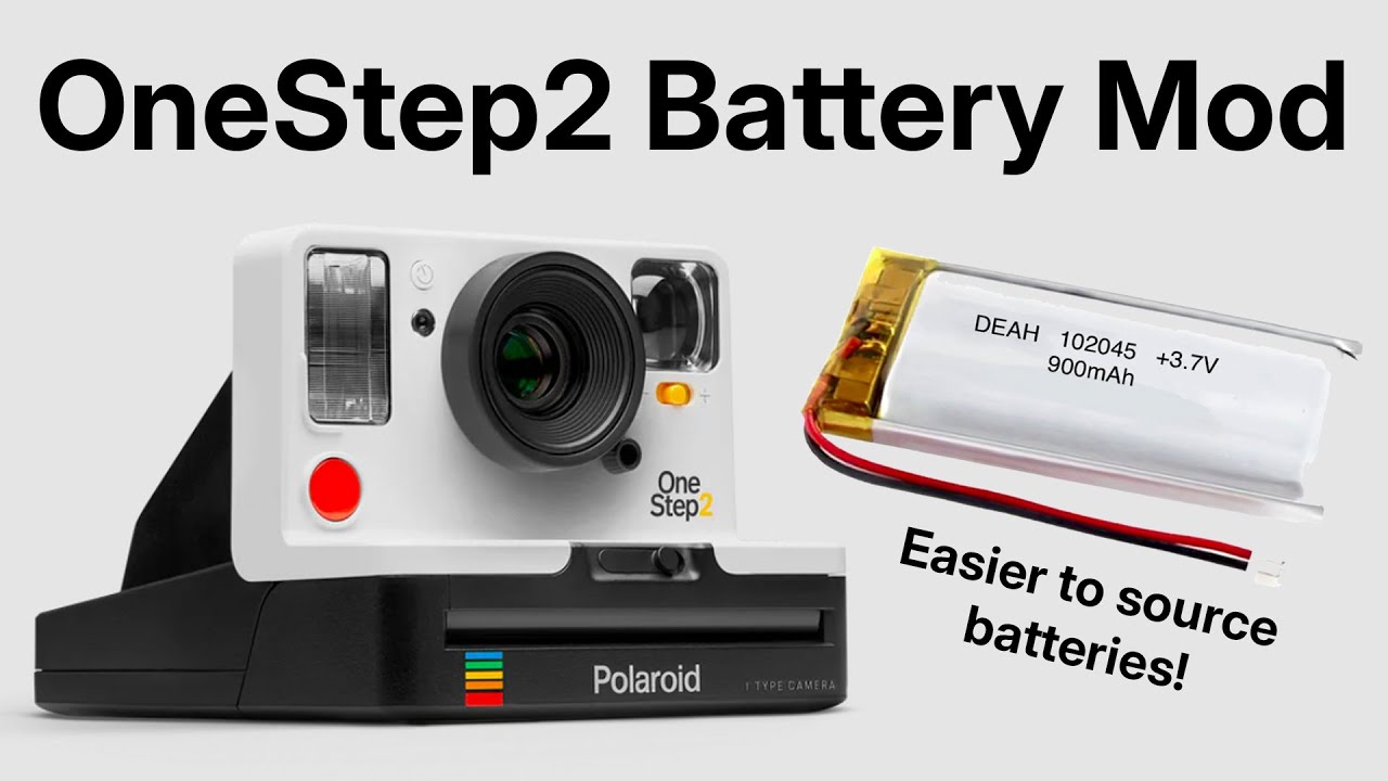 Polaroid Onestep2 Battery repair - swapping out the baked in lithium battery