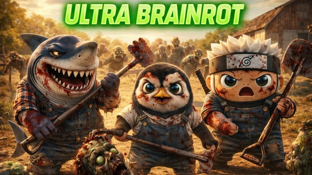 TRALALERO TRALALA FIGHTING WITH ZOMBIES | ITALIAN BRAINROT OFFICIAL MV
