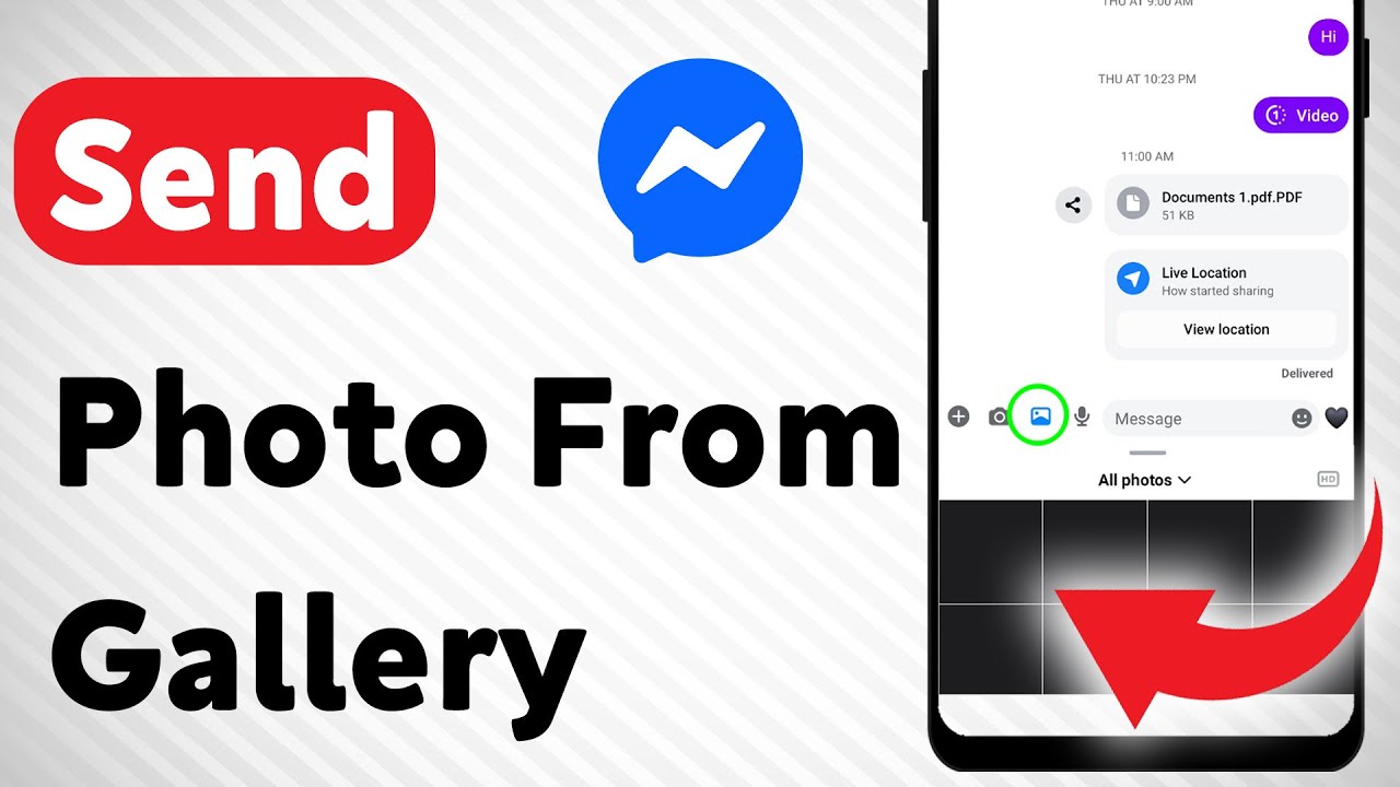 How To Send Photo From Gallery On Messenger (Updated)