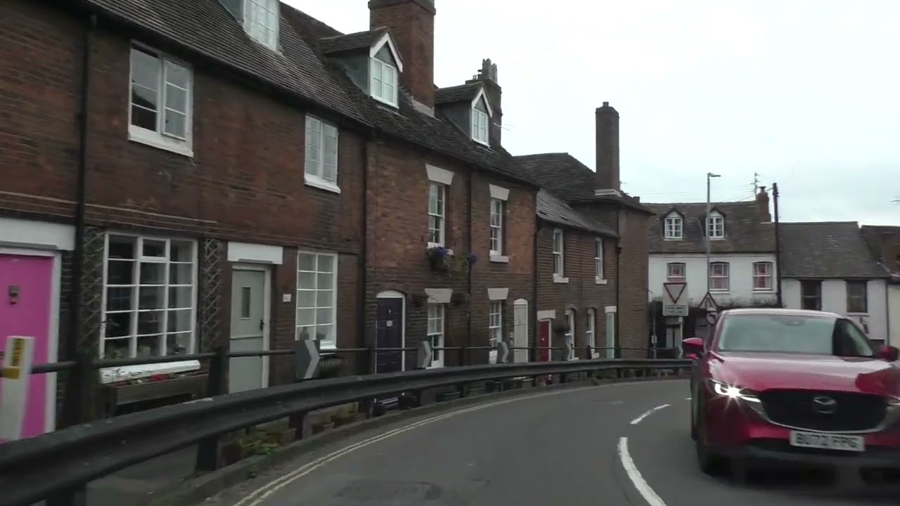 Driving Around Bewdley, Worcestershire, England 19th April 2023