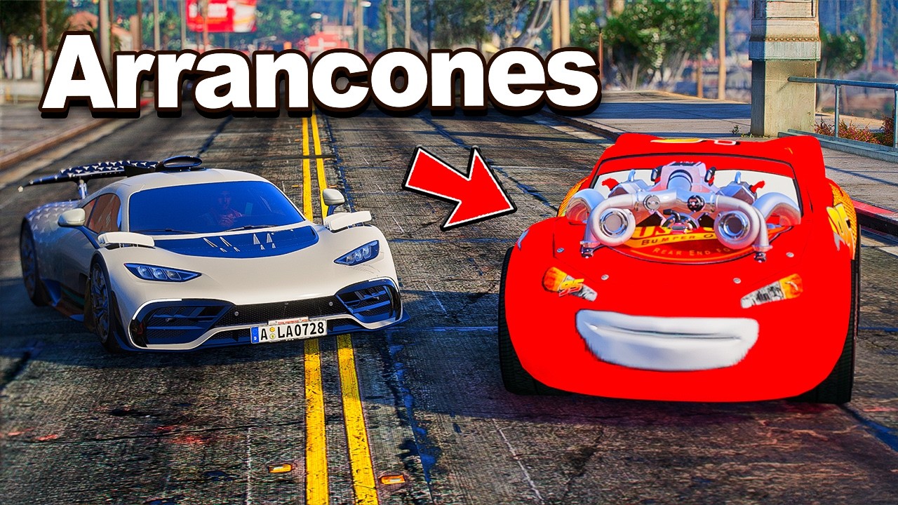 Arrancones Con el Rayo Mcqueen Contra mis Rivales Gta 5 RP