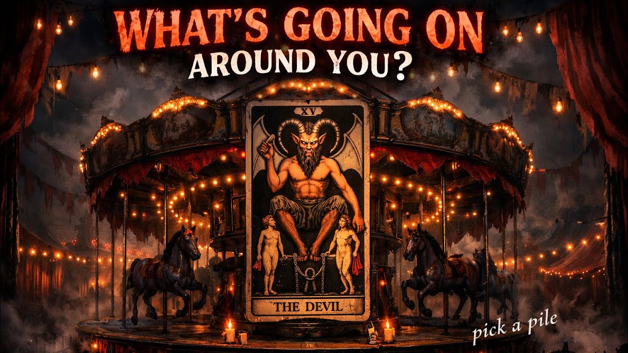 This Is what’s going on around you! Pick a pile for your reading🔮￼