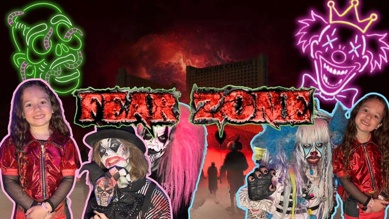 My First time Exploring Fear Zone at Circus Circus! | Spooky Vegas Vlog | AdventureDome | Las Vegas