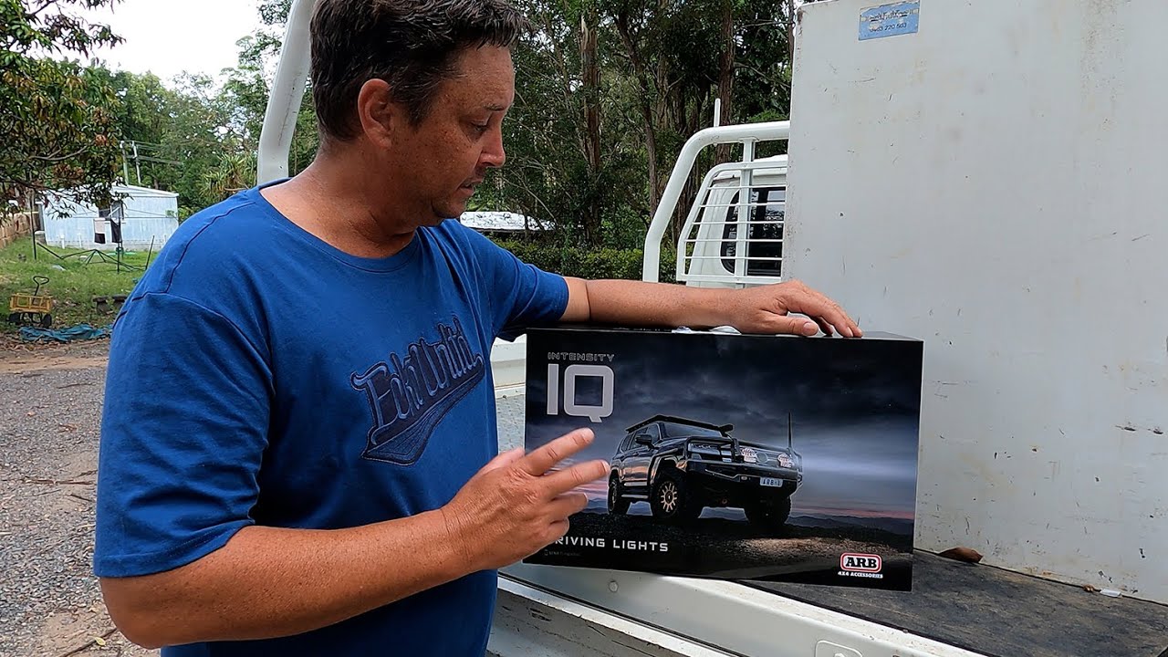 ARB Intensity IQ Driving lights unboxing....WORLD FIRST ON YOUTUBE!