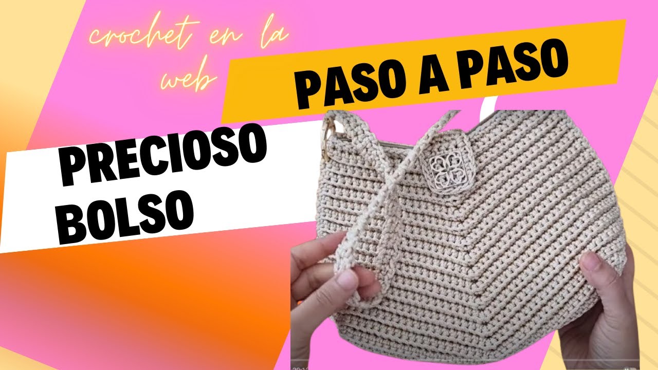 Toturial a crochet paso a paso bolso grande y práctico tote-perfecto para la mujer trabajadora 2025
