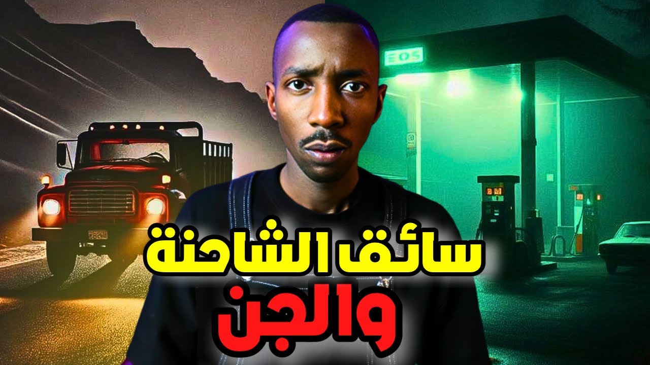 سائق شاحنة يتعرض لمواقف مرعبة مع الجن في الصحراء | قصة ابو عادل