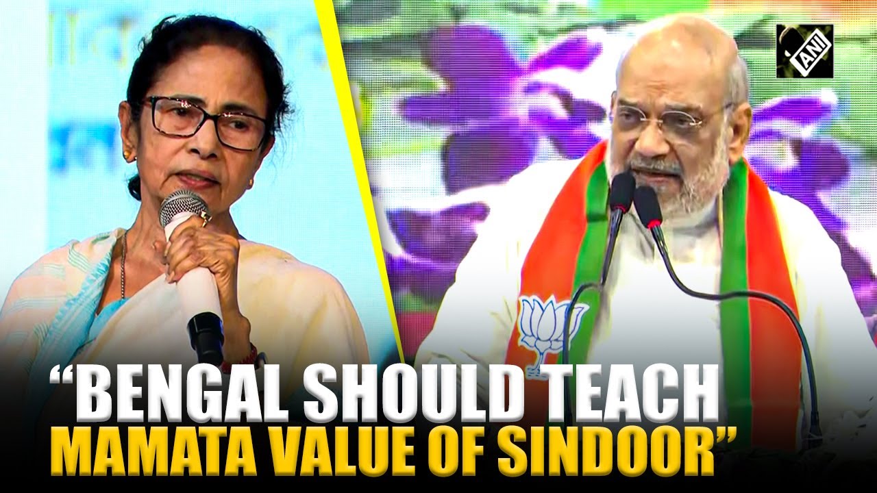“She…opposed Op Sindoor”, HM Amit Shah Slams Mamata Banerjee in BJP’s workers meet
