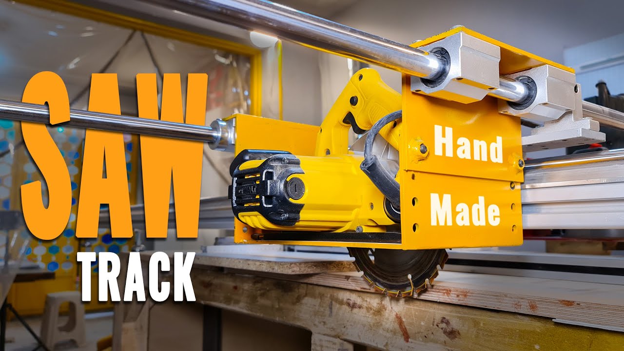 Handmade Track Saw | Making a DIY Rail Saw  | DEwalt