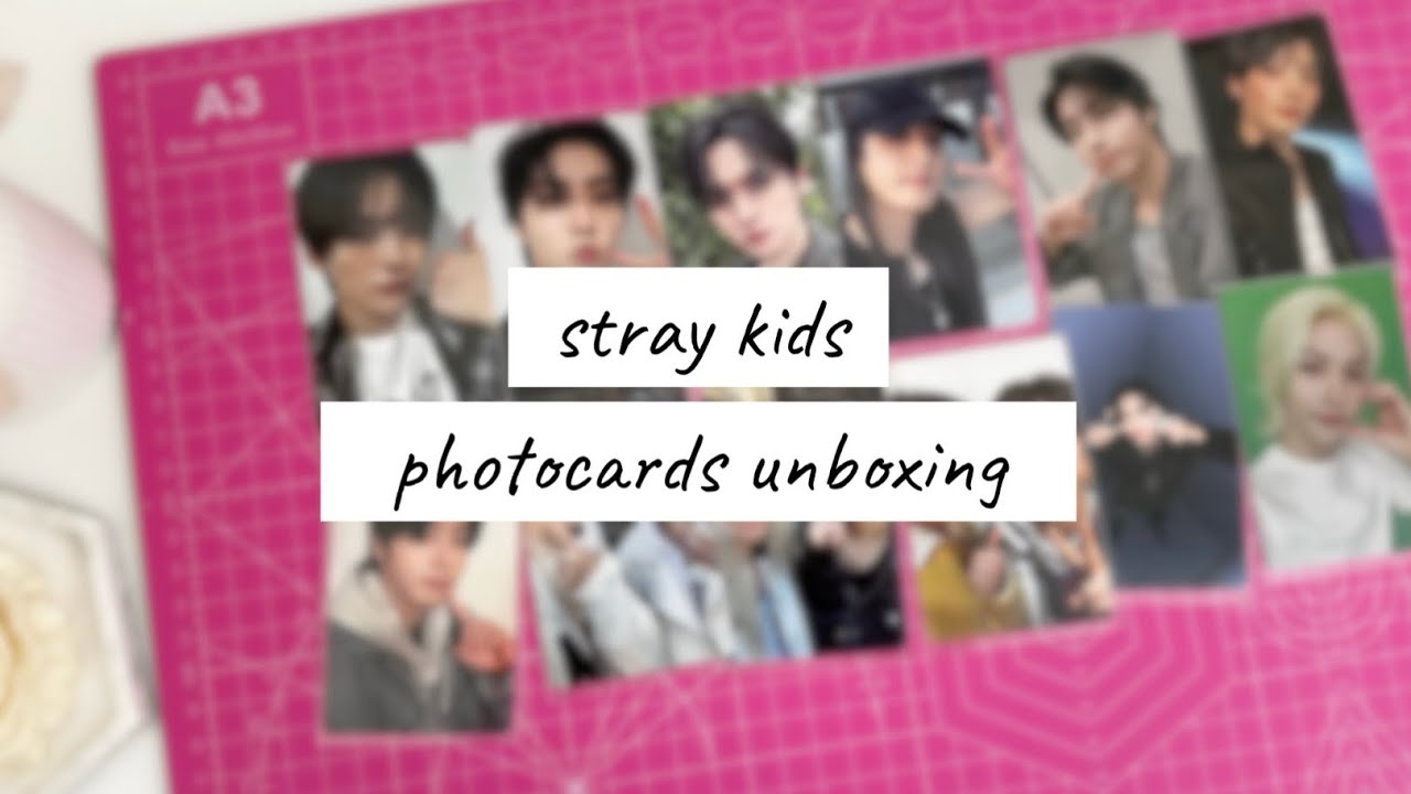 распаковка к-поп карт ep. 4 // stray kids photocards unboxing