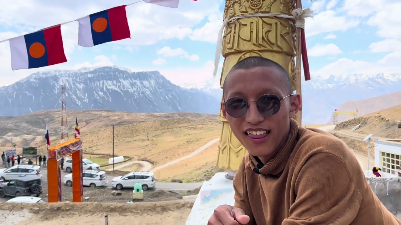 Monks and Villagers preparing Komic Monastery. World highest village.