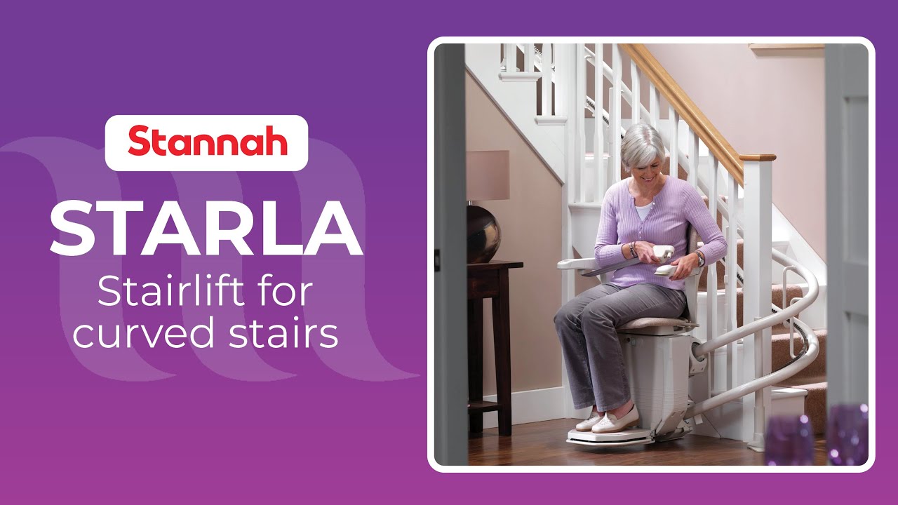 Stannah Stairlifts - Stannah Starla for curved stairs an Overview