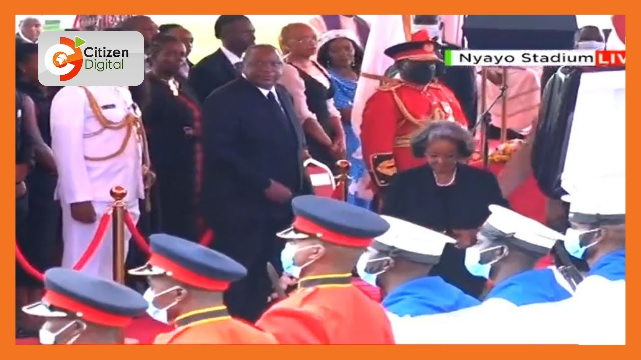 Presidents Kenyatta, Kiir, Ramaphosa, Work-Zewde pay last respects to President Kibaki