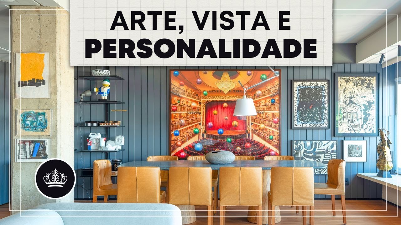 Um LAR cheio de ARTE, HISTÓRIAS e soluções INTELIGENTES em São Paulo