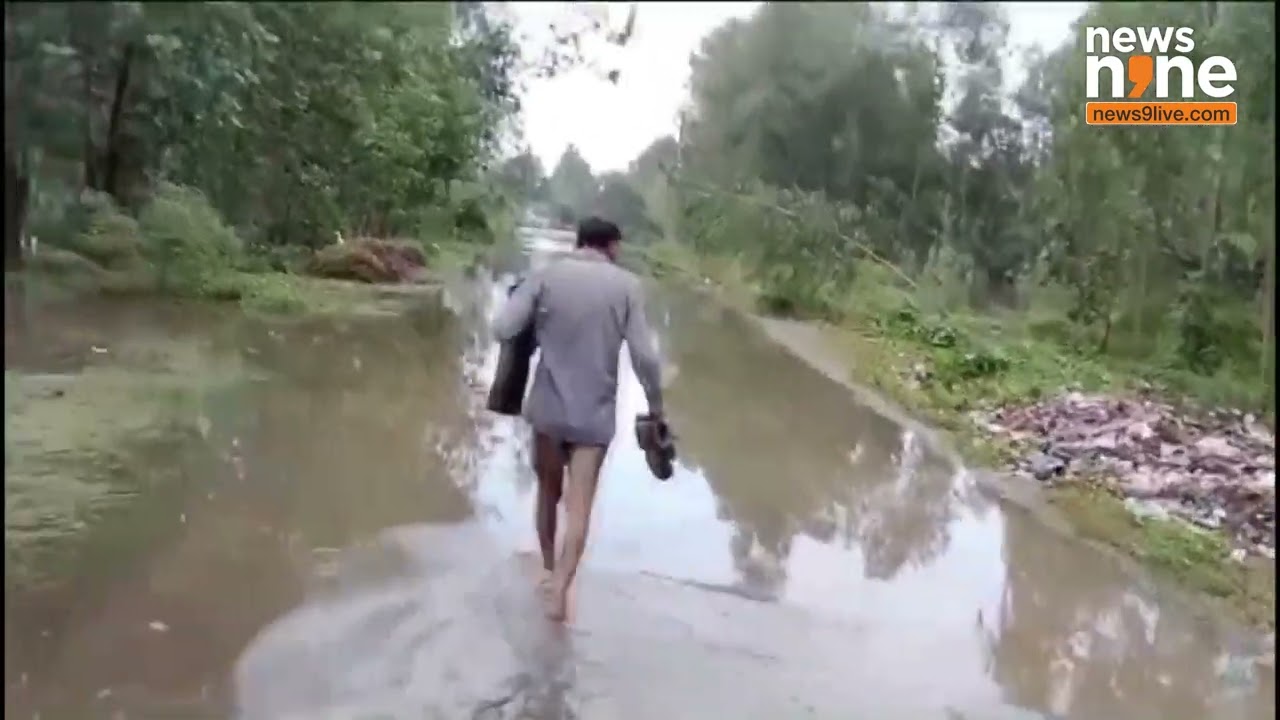 Weather News : Flood-Like Situation in Rampur Villages | Uttar Pradesh | News9