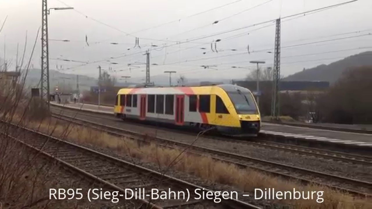 Bahnverkehr am Bahnhof Haiger (Br 185, Br 429, Br 623, Br 640, Br 646)