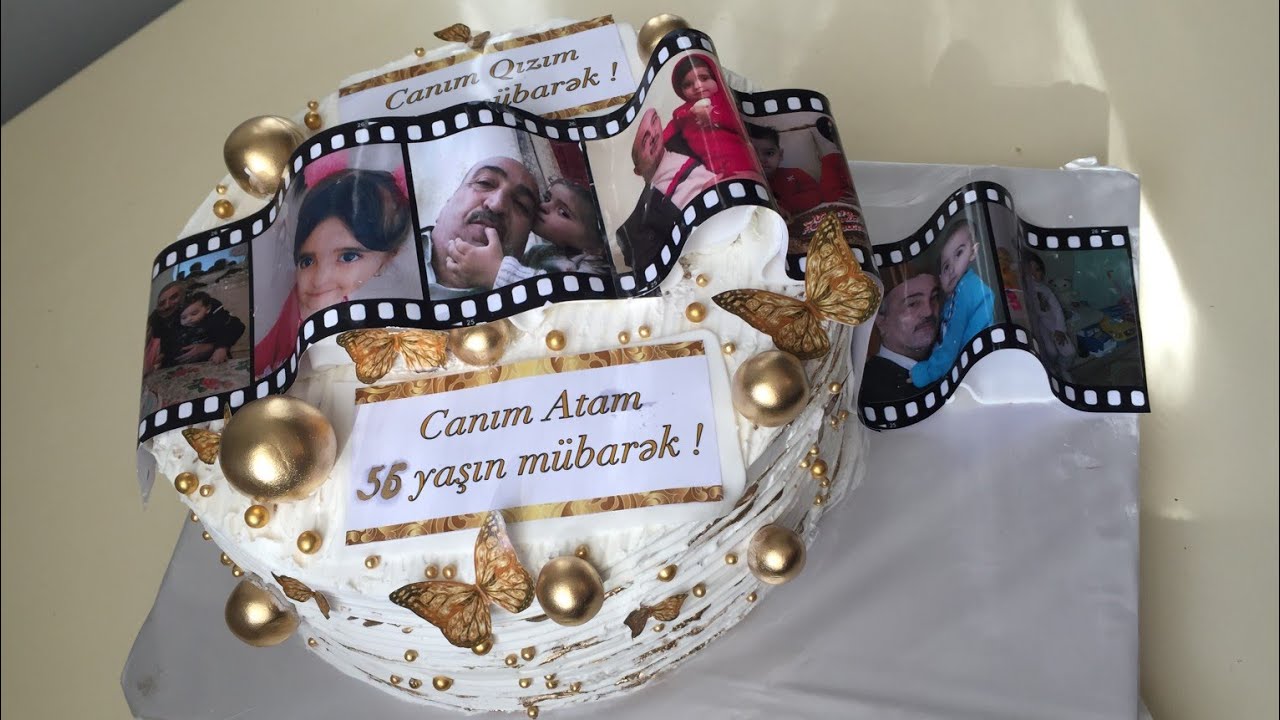 Şəkilli tort Kişi üçün tort