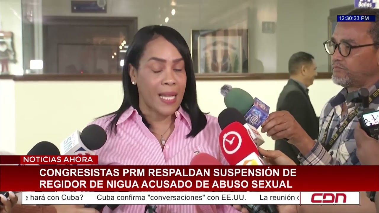 Congresistas PRM respaldan suspensión de regidor de Nigua
