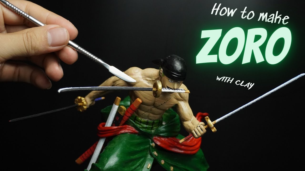 Sculpting RORONOA ZORO /One piece -Timelapse