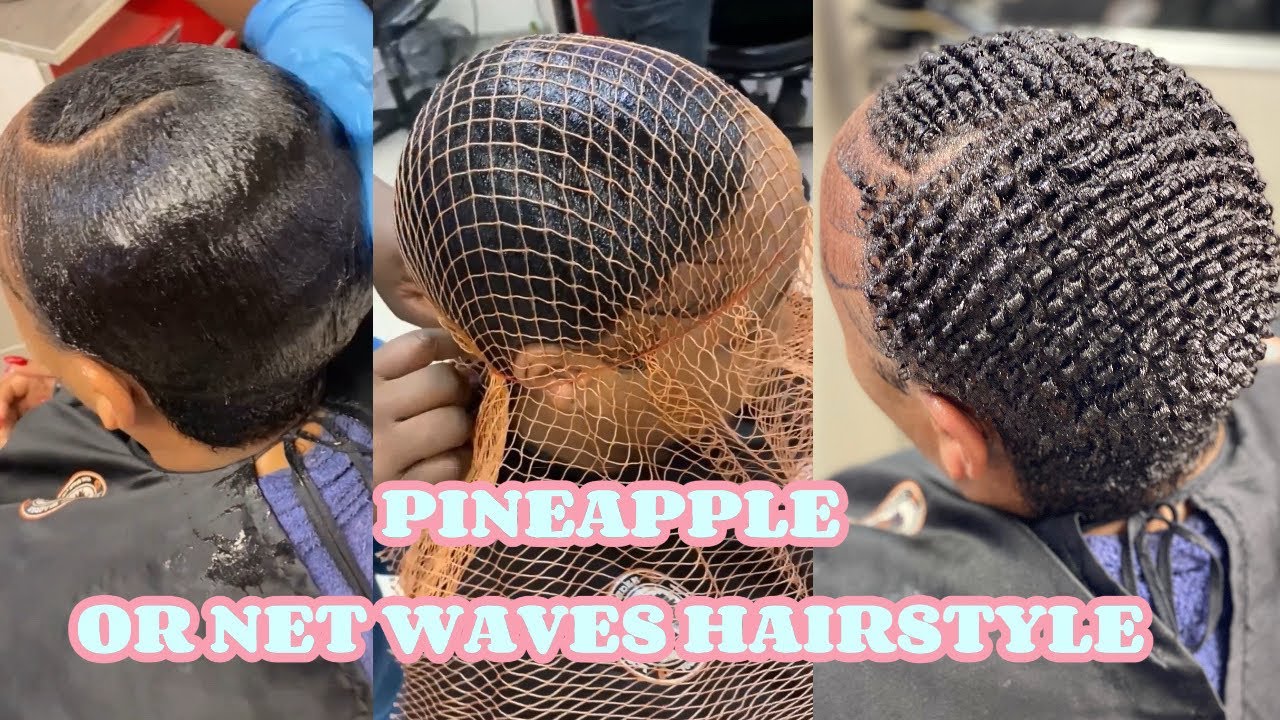 PINEAPPLE OR NET WAVES HAIRSTYLE FOR SHORT HAIR | beginners friendly tutorial guide 
