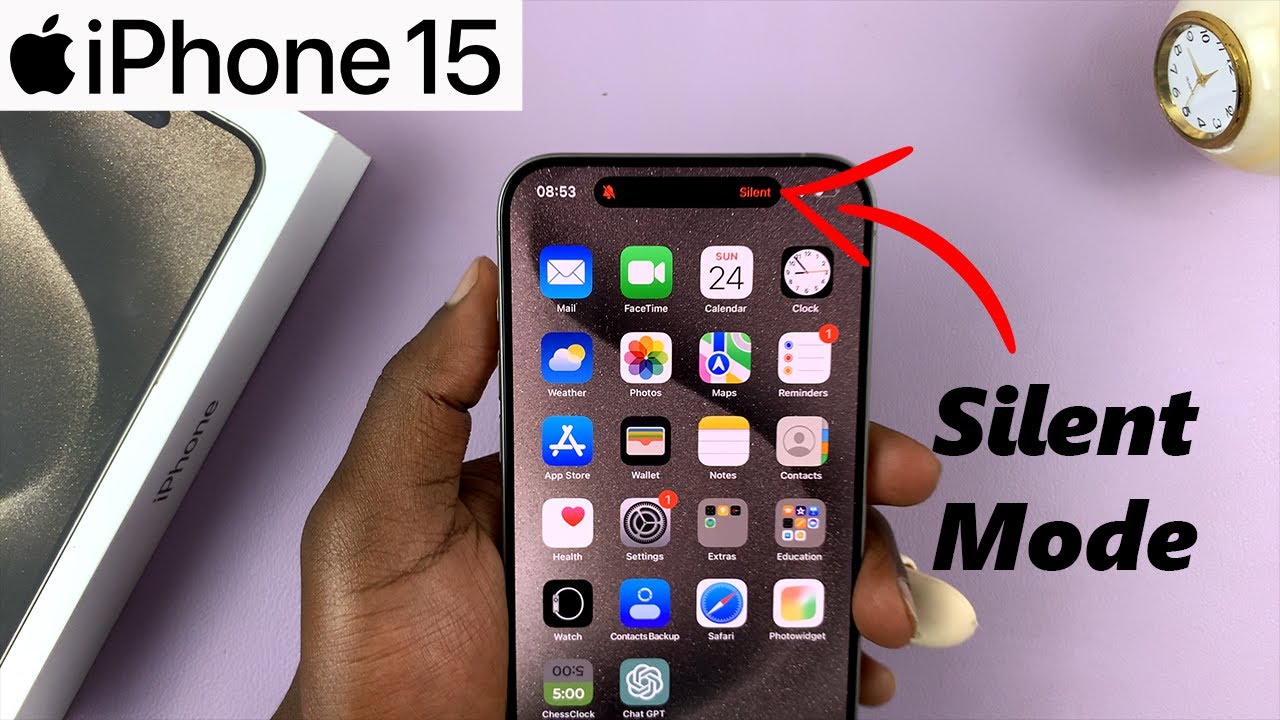 Как включить/выключить беззвучный режим на iPhone 15 и iPhone 15 Pro