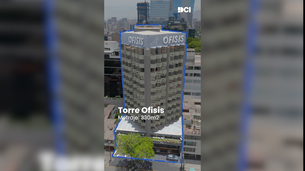 Alquiler de oficina de 330m2 en Torre Ofisis | San Isidro