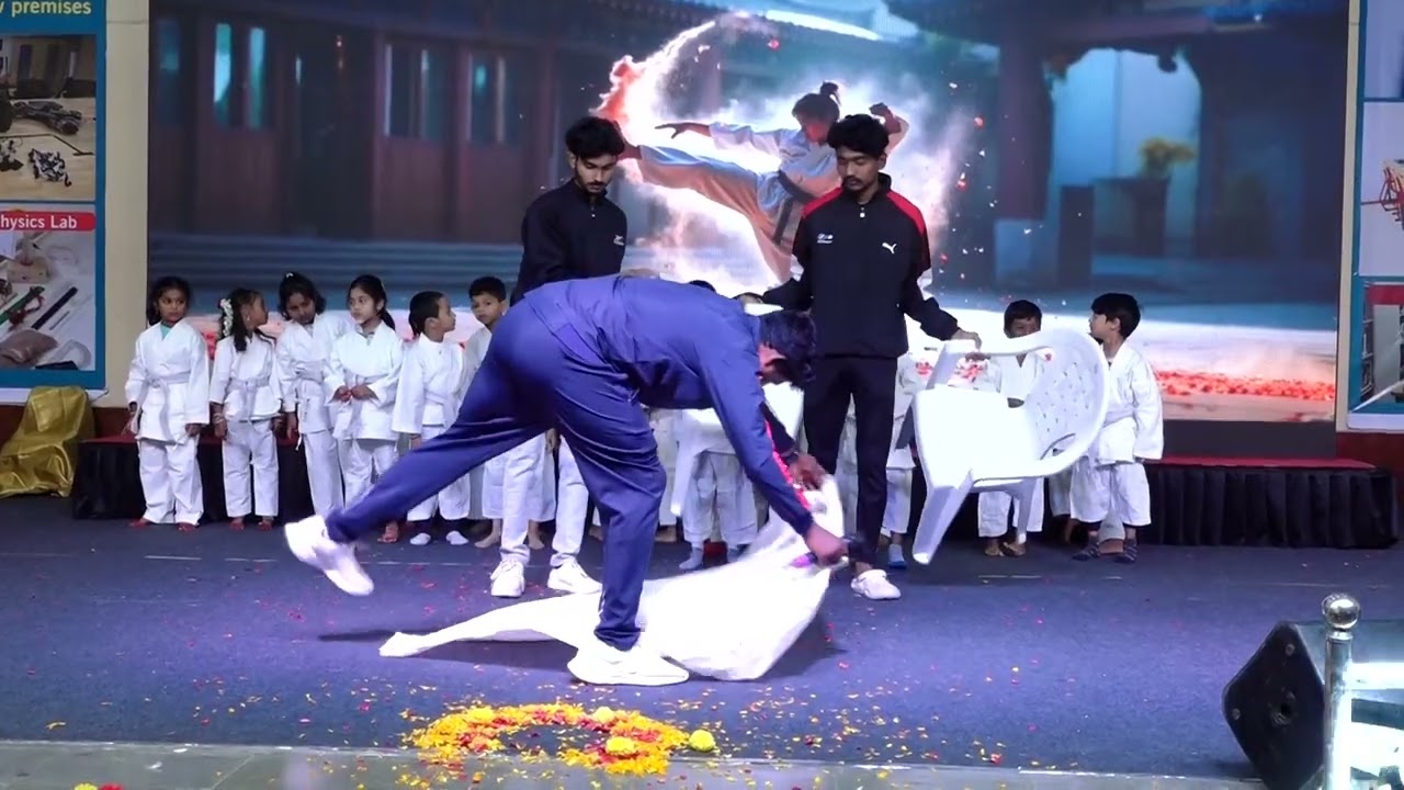 Karate performance by UKG kids
