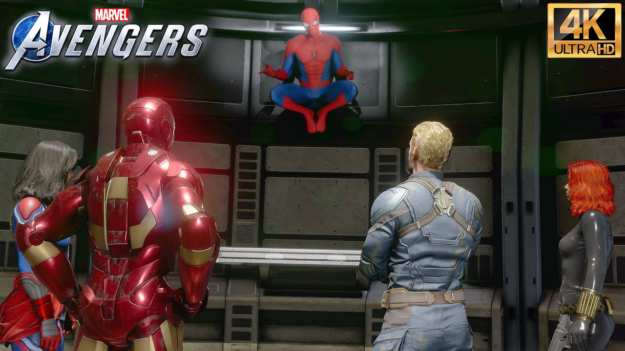 Человек-паук встречает Мстителей — игра Marvel's Avengers (4K 60FPS)