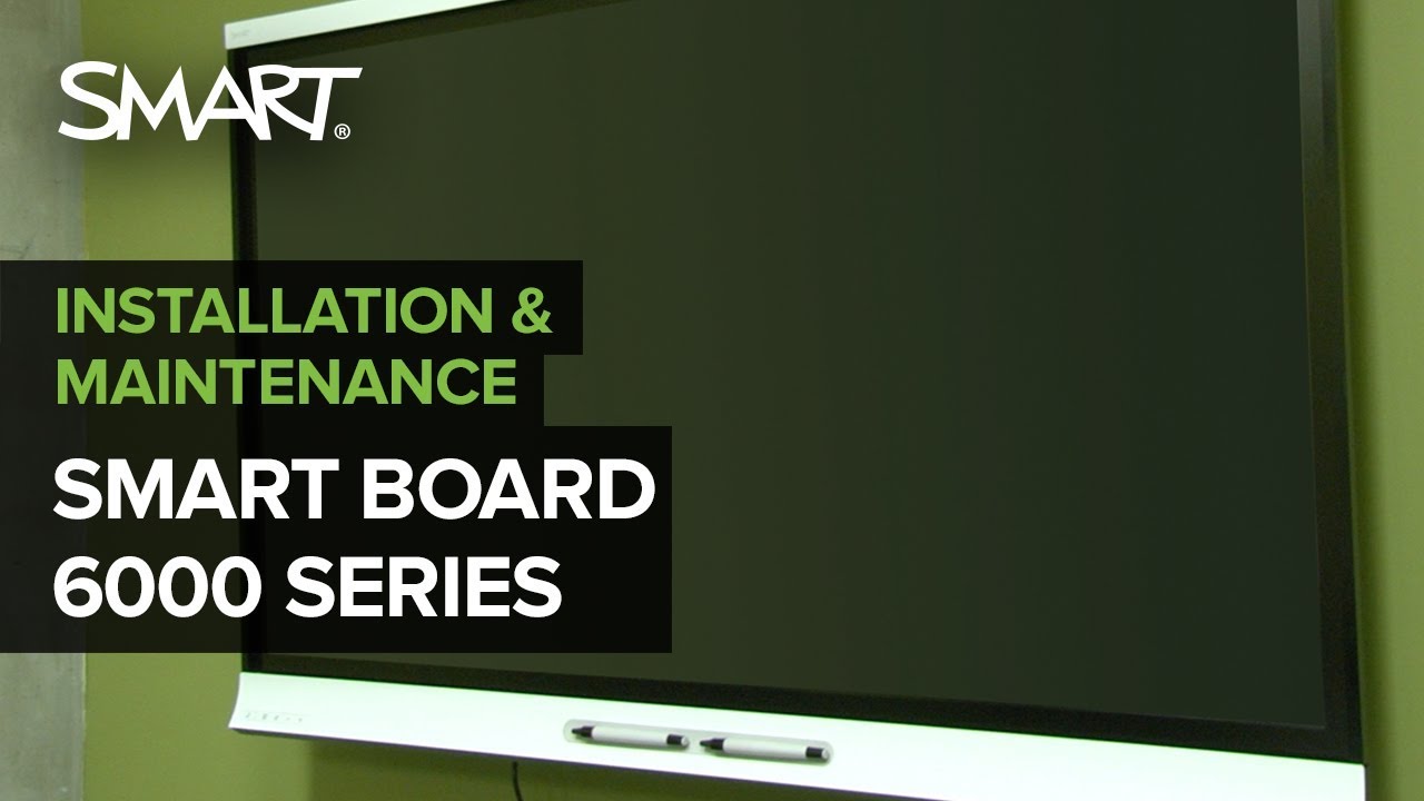 SMART Board 6000 Series Quick Installation  (2017)