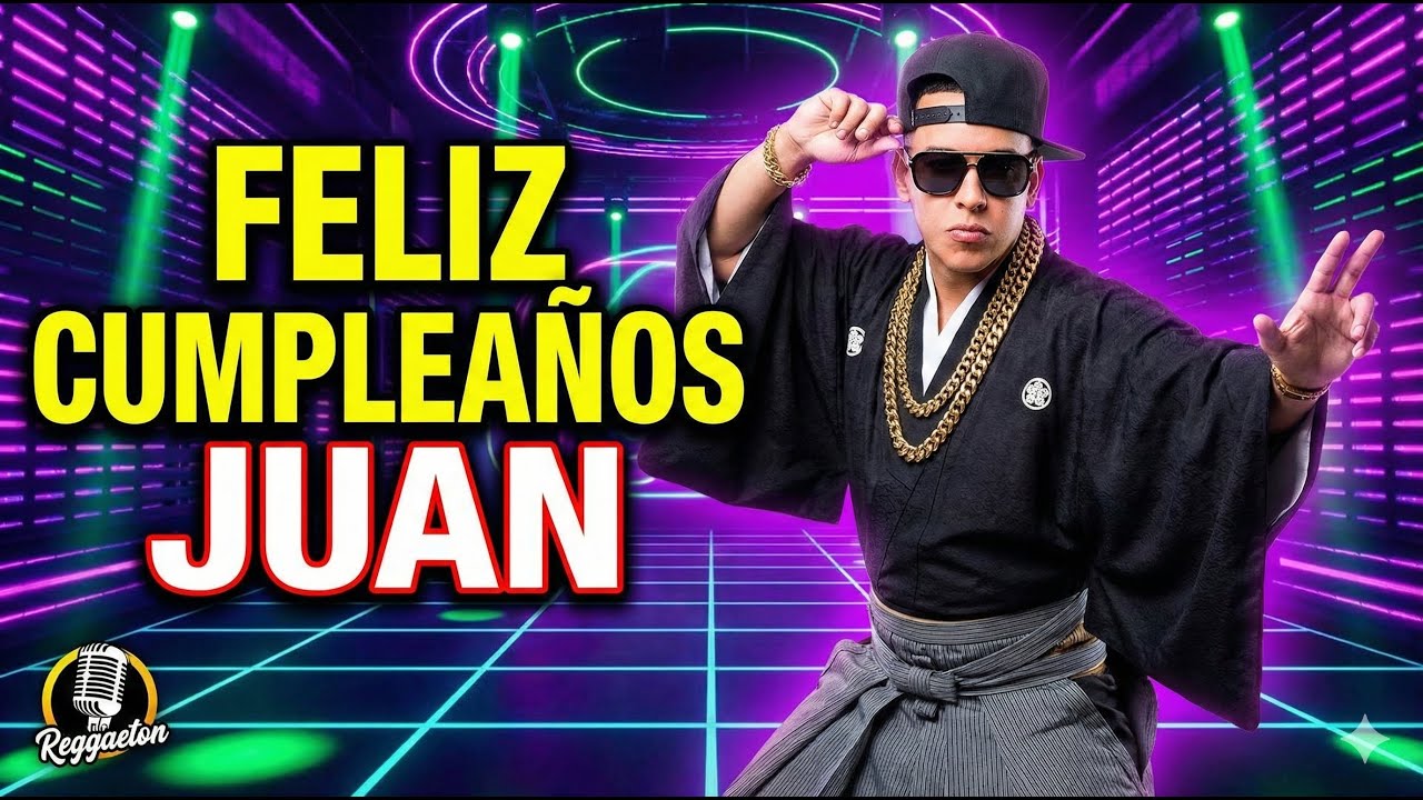 ¡Feliz Cumpleaños JUAN! 🎂 Reggaeton 🥋 El Sensei del Party