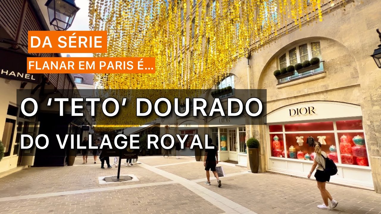 FLANAR EM PARIS &Eacute;&hellip; SE ENCANTAR COM A DECORA&Ccedil;&Atilde;O DOURADA DE UMA PASSAGEM QUASE SECRETA DE PARIS