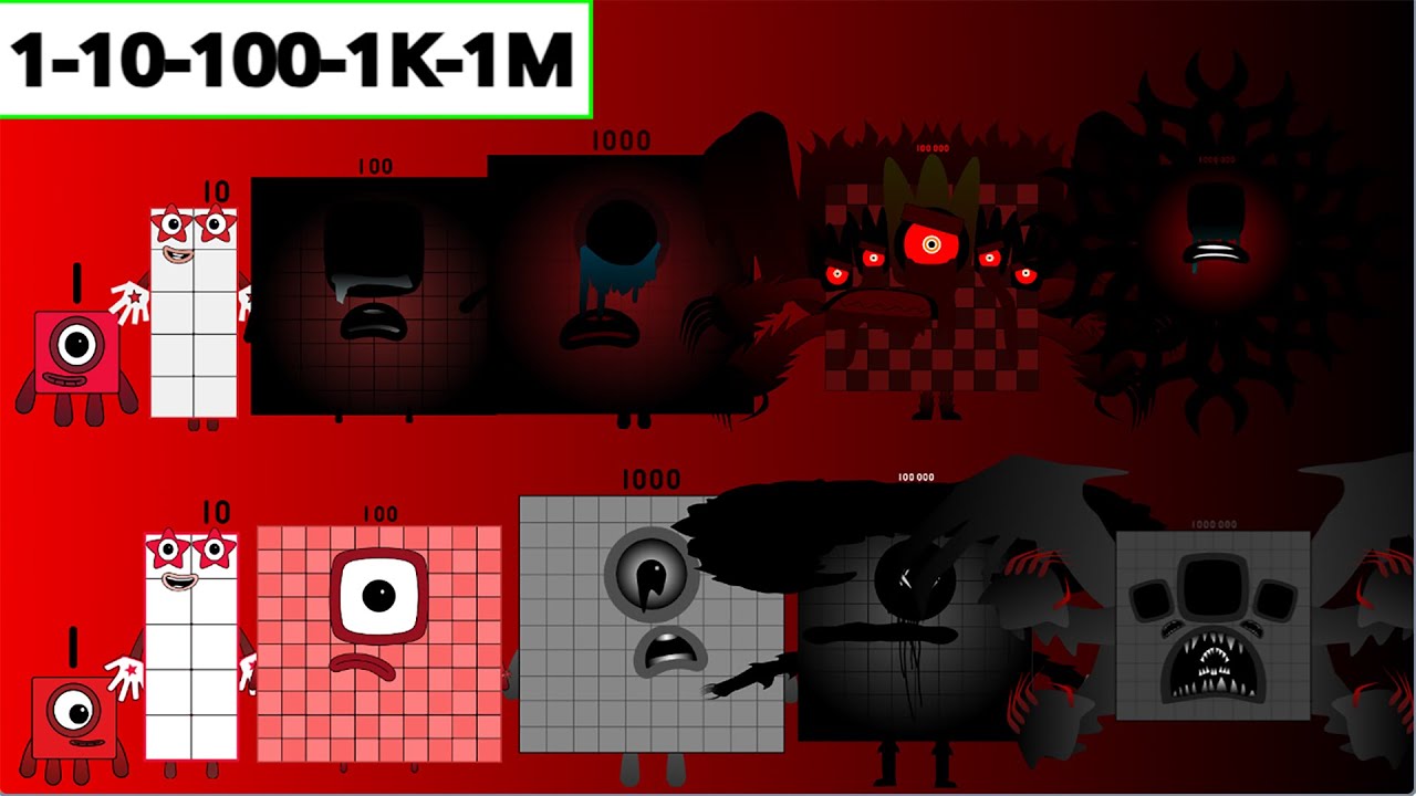 Looking For Uncannyblocks Band But Different nightmare (1-10-100-1K-1M) VS Giga Different (New)