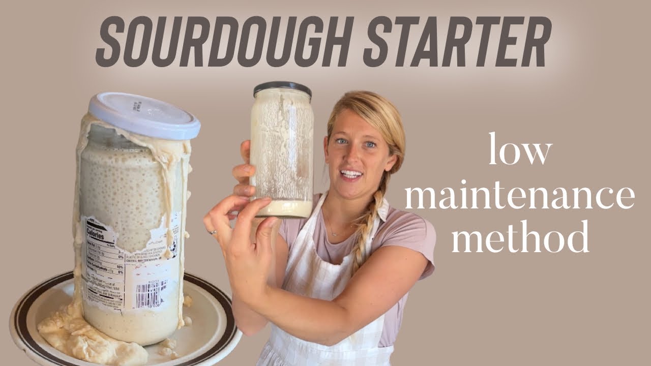 Low maintenance sourdough starter!
