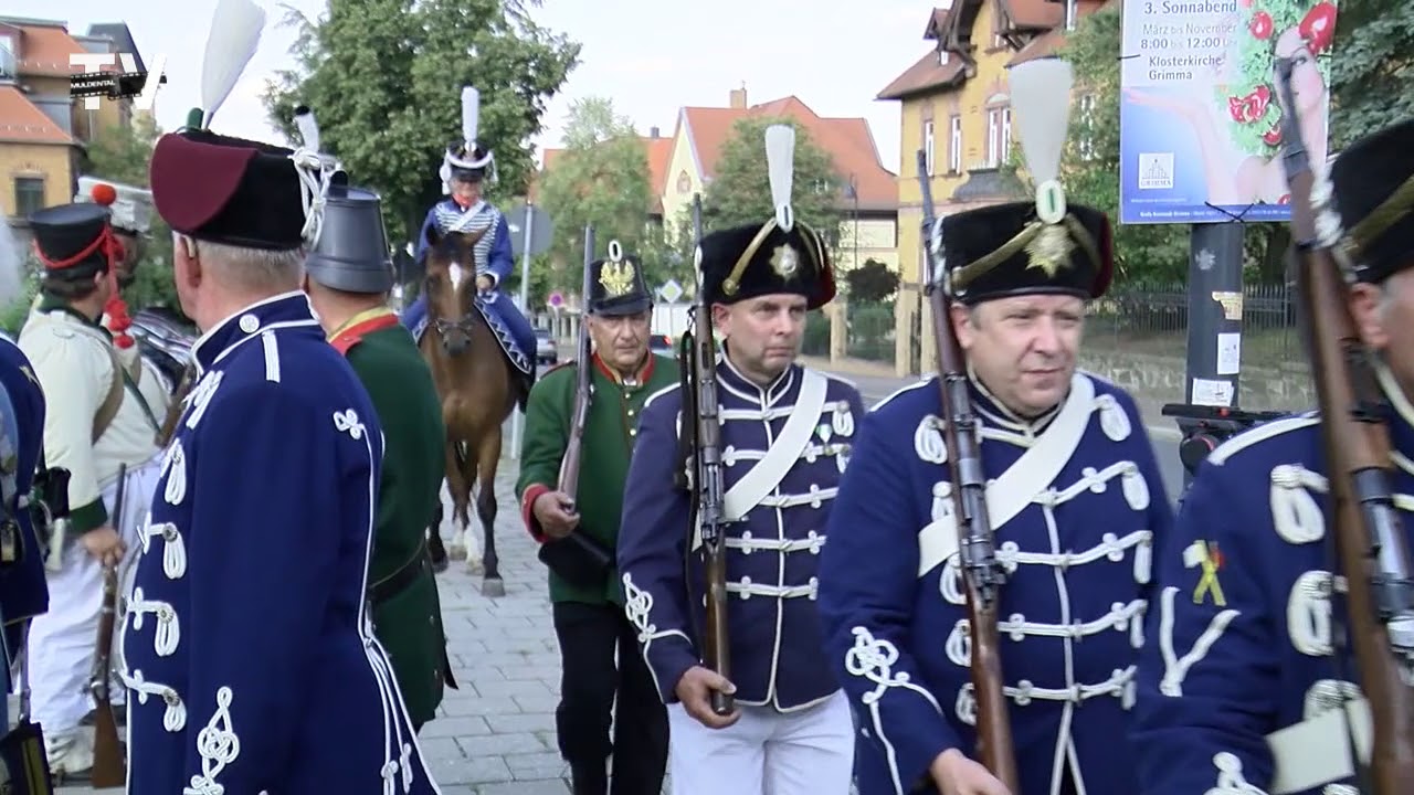 Kranzniederlegung zum 227. Gründungstag der Grimmaer Husaren