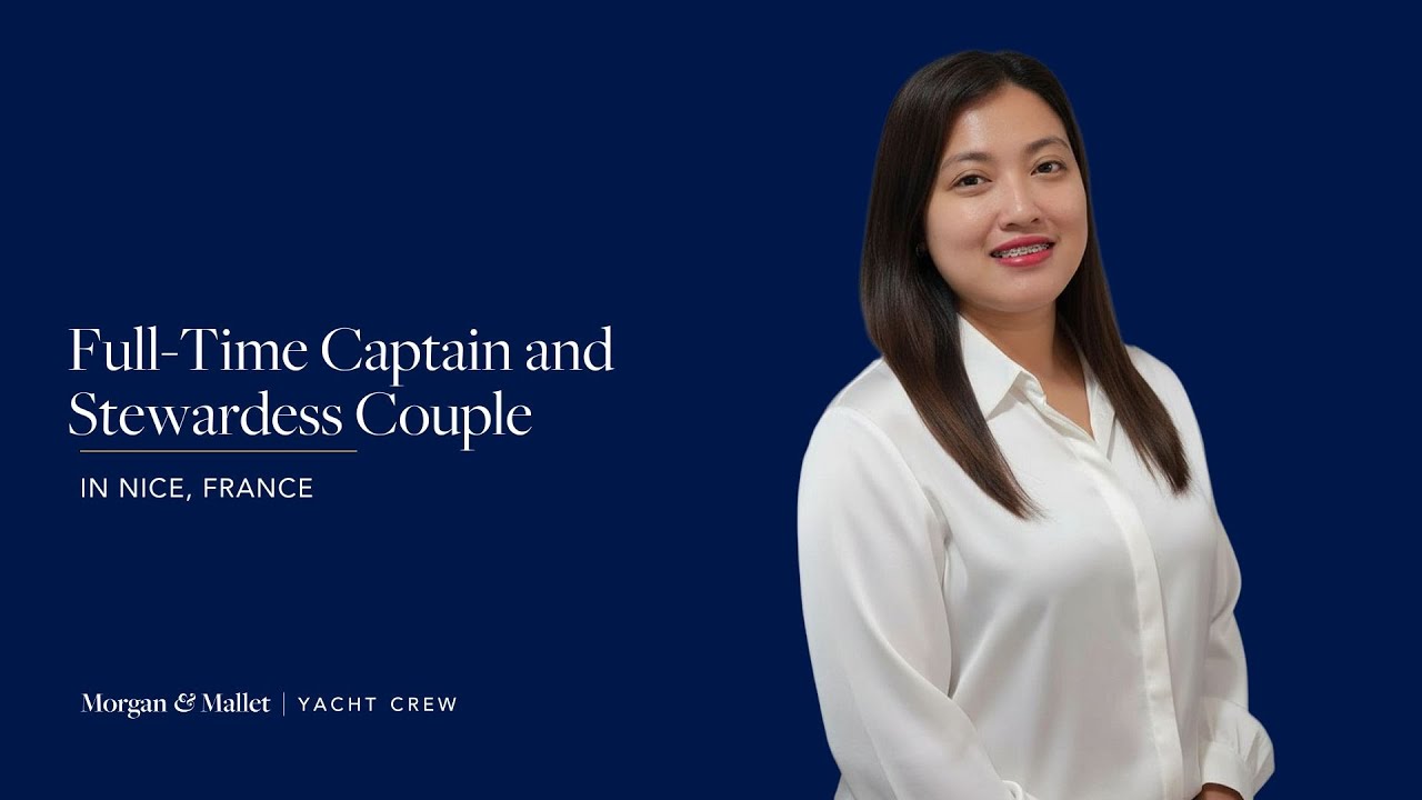 Full-Time Captain and Stewardess Couple job (68 ft Motor Yacht) in Nice, France by: Morgan & Mallet