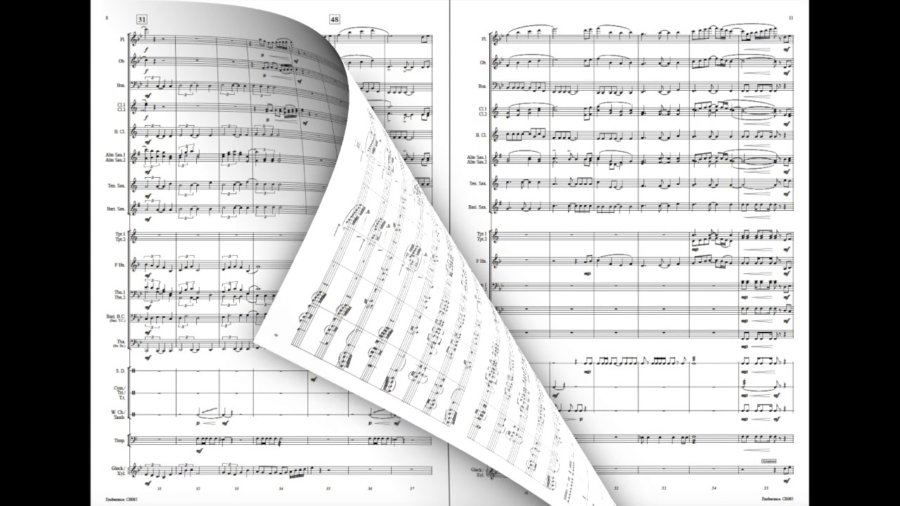 Exuberance sheet music for Concert Band by Adrian Hallam