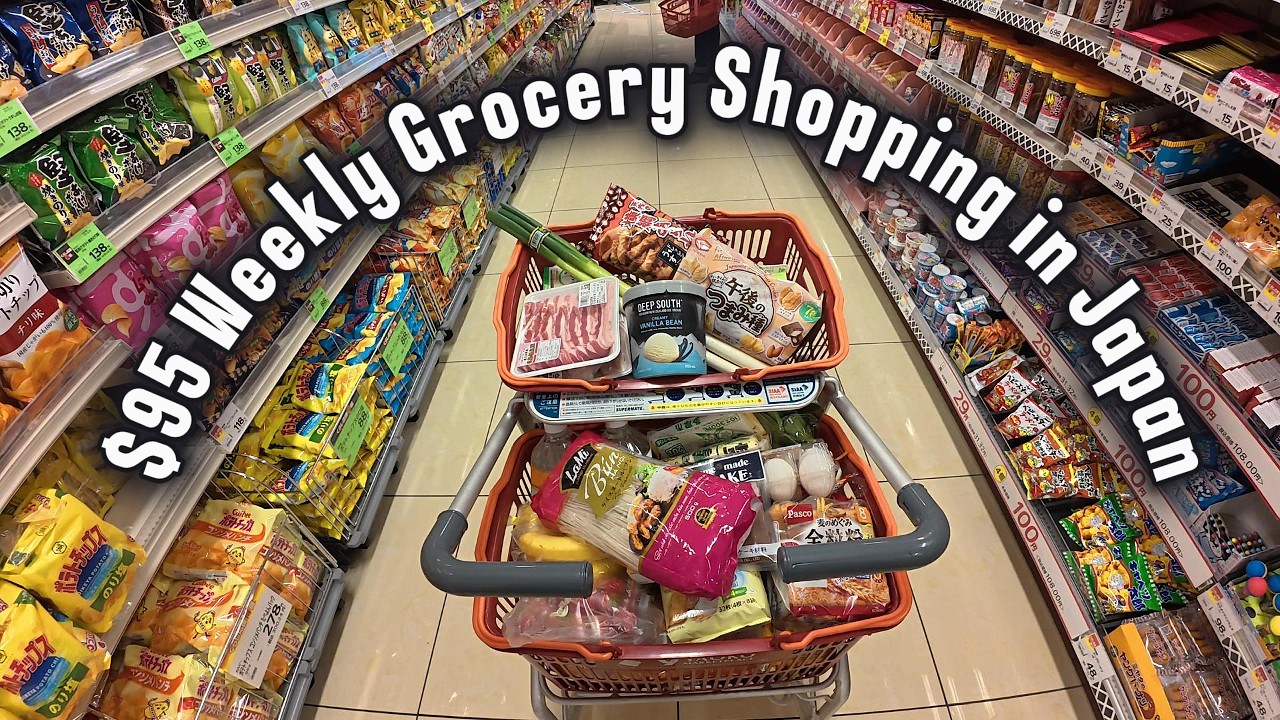 $60 Weekly Grocery Shopping in Japan