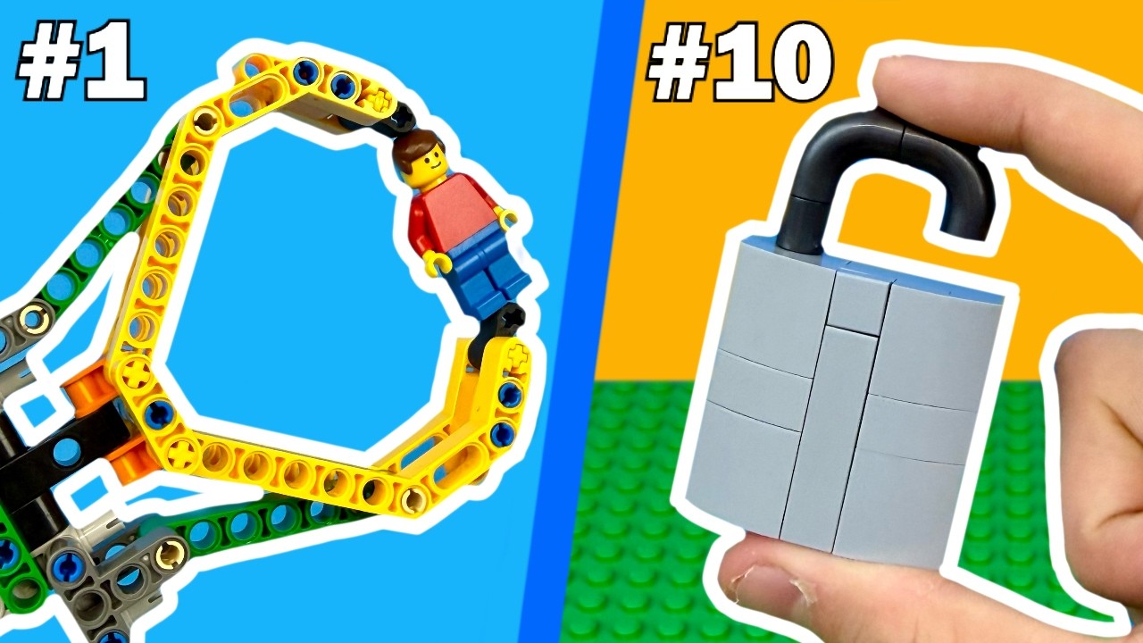Реальные механизмы в LEGO...