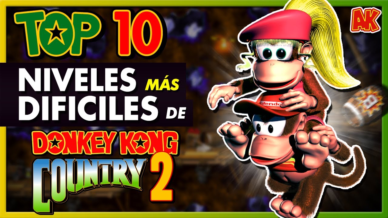 TOP 10: NIVELES más DIFICILES de DONKEY KONG COUNTRY 2